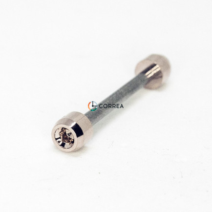 Штифт з гвинтами для ремінця Tissot T-RACE T048 червоне золото FSPM-011 - 5
